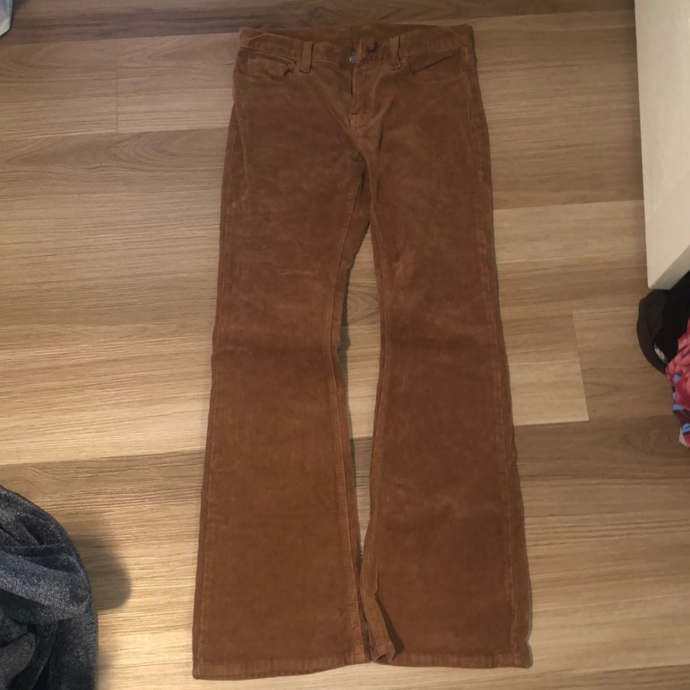 Brown corduroy pants